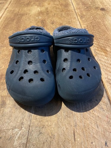 Kids crocs navy size - navy, fleece