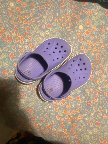 Girls purple crocs size - girls,