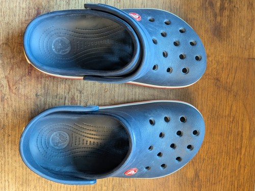 Navy crocs uk 3 - |,