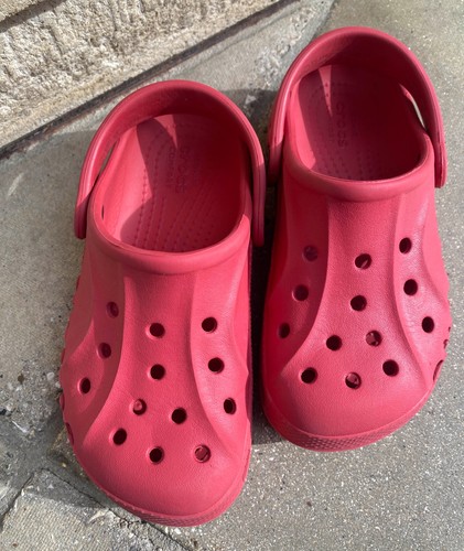 Red crocs kids - red, clogs