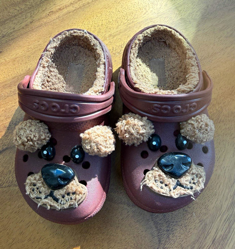 Crocs classic lined clog - lined, brown