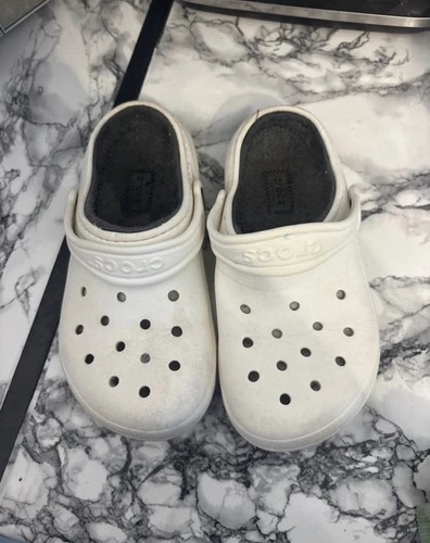 Crocs white unisex kids clog - crocs,
