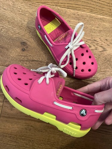 Crocs kids pink neon yellow - crocs,