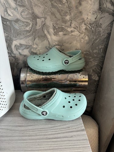 Mint green crocs classic lined - crocs,