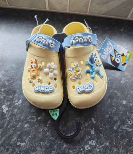 Bluey clogs yellow kids - bluey,