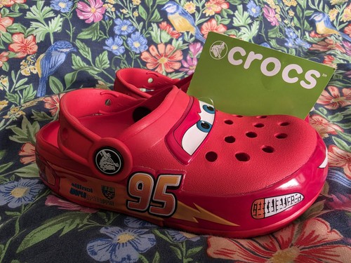 Lightning mcqueen crocs - lightning,