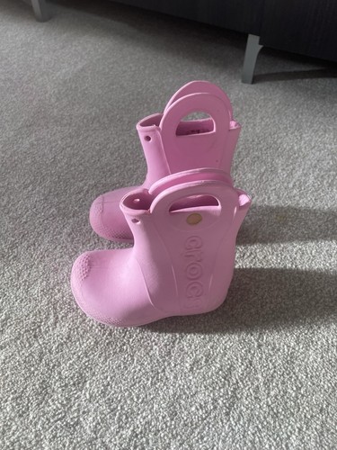 Crocs handle rain boot pink - handle, it