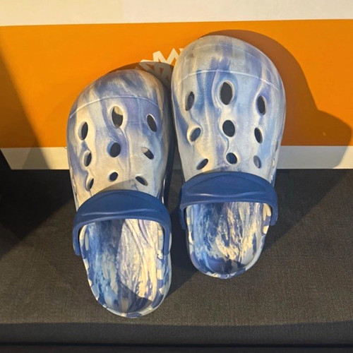 Blue white marbled - blue,
