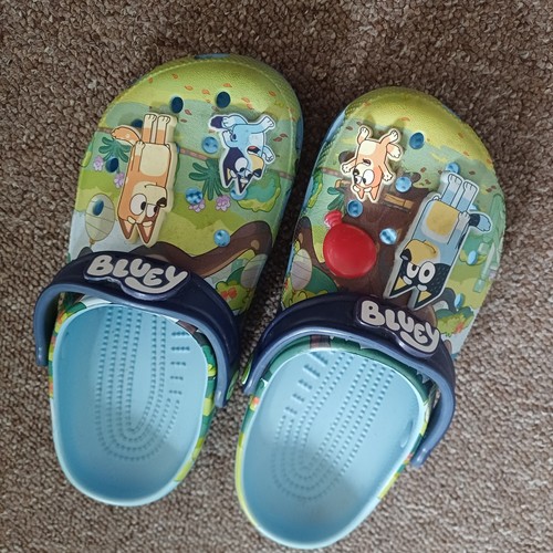 Bluey crocs shoes - size, 3