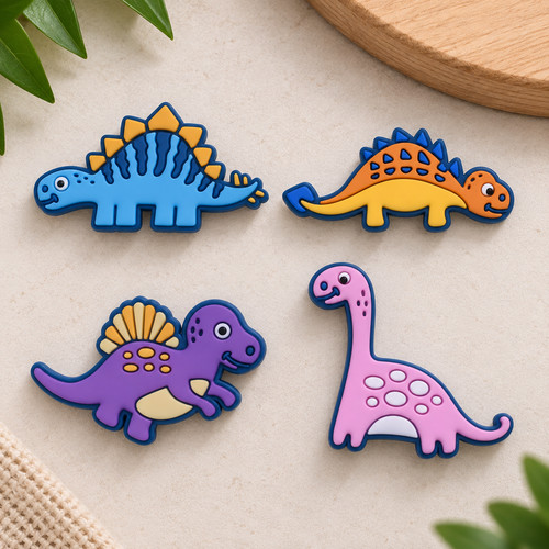 Dinosaur croc crog charms - dinosaur, 4