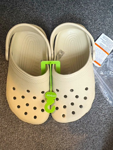 Crocs classic clog beige kids - clog,