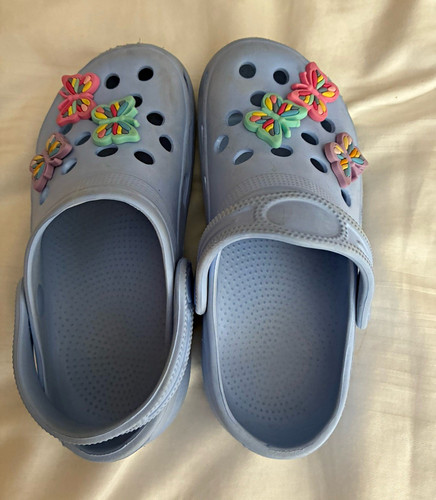 Unisex kids grey clog sandals - kids,