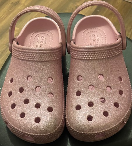 Crocs kids pink glitter size - kids,