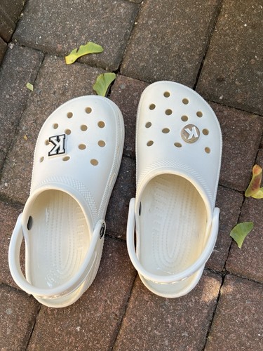 Crocs classic white kids - white,