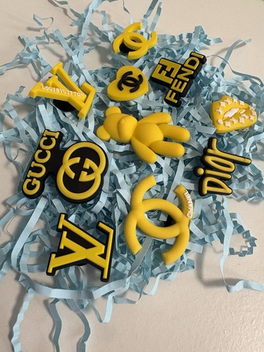 Yellow charms for crocs - yellow,