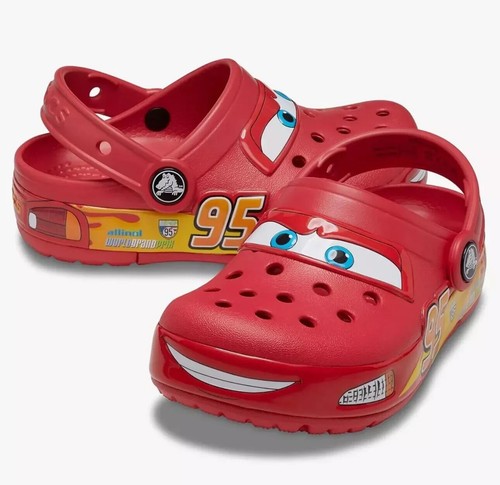 Lightning mcqueen crocs clogs - mcqueen,