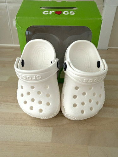 Crocs littles white clog - crocs,