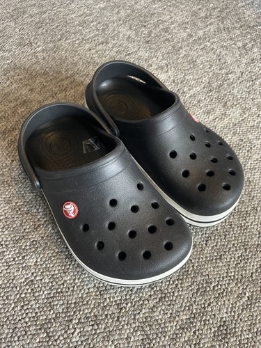 Black junior crocs unworn - black,