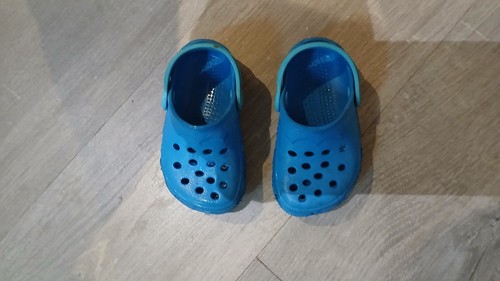 Blue crocs babies - crocs,