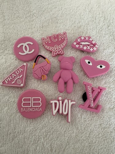 Pink crocs charms bundle - crocs,