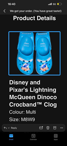 Crocs lightning mcqueen - lightning,